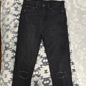 American Eagle Outfitters Charcoal Luxe Stretch Jeans